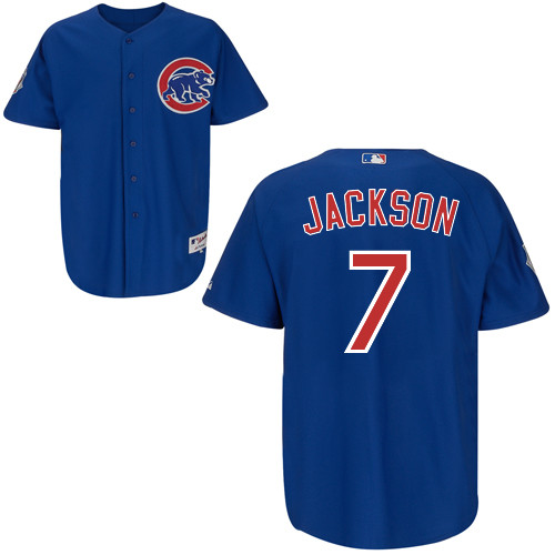 Brett Jackson #7 mlb Jersey-Chicago Cubs Women's Authentic Alternate 2 Blue Baseball Jersey